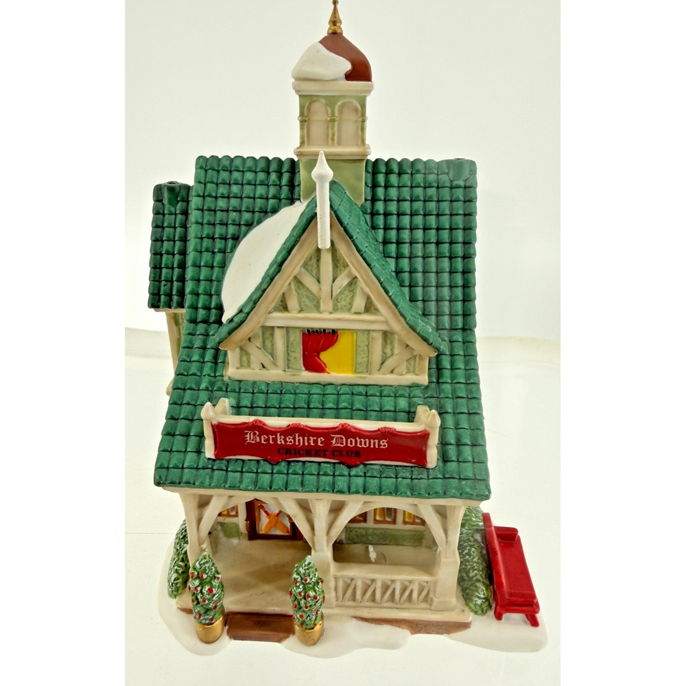 Department 56 Dickens Village Berkshire Downs Cricket Club 4020186 Lighted Build